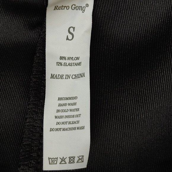 Retro Gong Womens Faux Leather Ankle Leggings Stretch High Waisted Size S - Picture 11 of 13